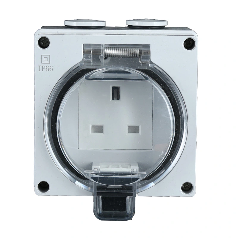 IP66 Series UK Madzi Opanda Madzi Wall Electric Socket ndi switch