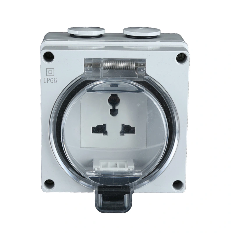 IP66 Waterproof Surface Multi Function Socket ndi switch