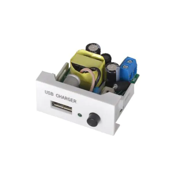 Type A Usb Charger Socket Module yokhala ndi Button 2.1A